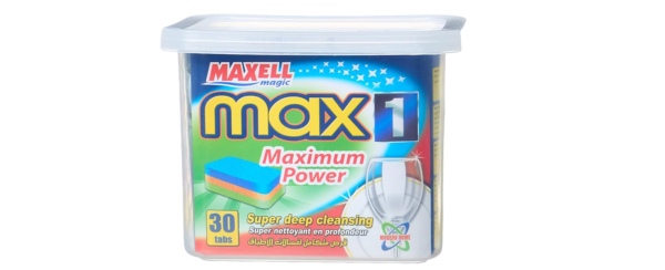 Max-One .. Tabs for dishwaging machine  (30 Tabs)