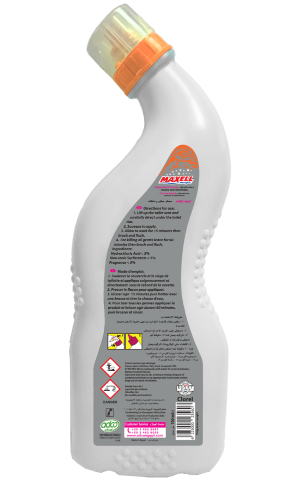 W.C Cleaner 700ml Bleach Power B